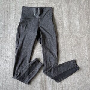 Lululemon heather gray leggings size 2